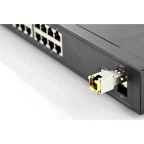 DIGITUS Mini GBIC Kupfer SFP Modul. 10 Gbps. RJ45