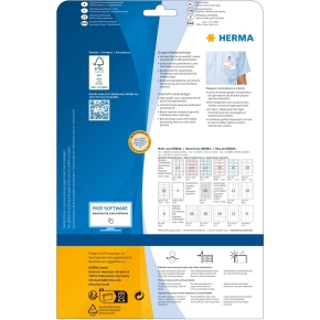 HERMA Namens-Einsteckschild. A4 90x60 mm weiß Karton 200 St.