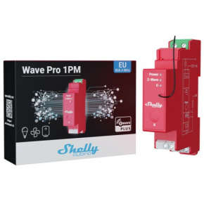 Shelly Relais Wave Pro 1PM max 16A Z-Wave DIN-Rail