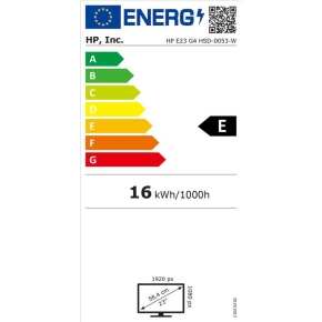 58,4cm/23 (1920x1080) HP E23 G4 IPS 16:9 5ms HDMI VGA DisplayPort USB VESA Pivot Full HD Black