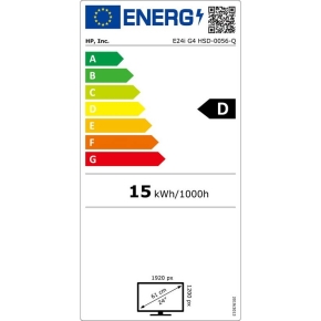 61cm/24 (1920x1200) HP E24i G4 16:10 5ms HDMI VGA USB DisplayPort VESA Pivot WQXGA Black