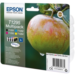 Epson Tinte T1295 4er-Pack black + color T1295