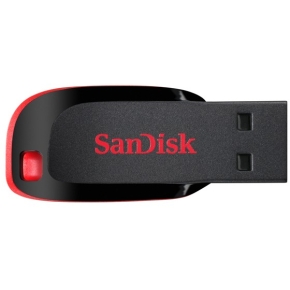 STICK 16GB USB 2.0 SanDisk Cruzer Blade Black/Red