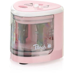 Peach Elektrischer Stiftspitzer PO102 universal pink