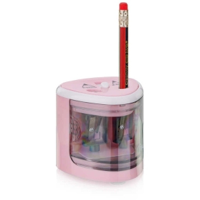 Peach Elektrischer Stiftspitzer PO102 universal pink