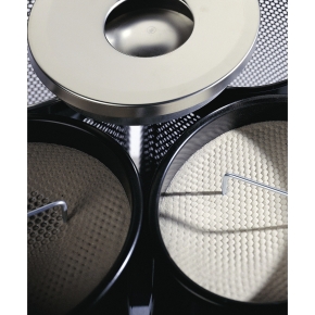 DURABLE Papierkorb Metall mit Ascher rund silber