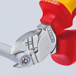 KNIPEX Abisolier-Seitenschneider