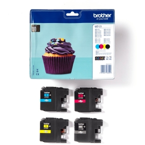 Brother Tinte LC-123 Value Pack (BK/C/M/Y)