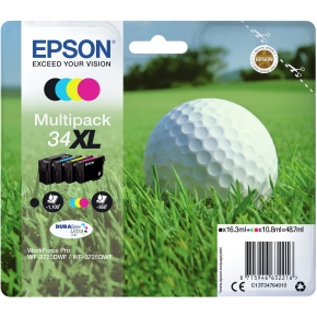 Epson Tinte 34XL C13T34764010 4er Multipack (BKMCY) bis zu 950 Seiten