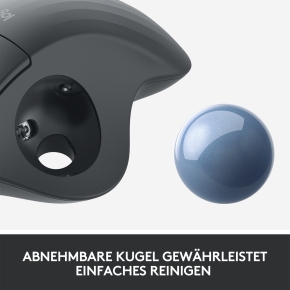 Logitech ERGO M575 Wireless Trackball Graphit