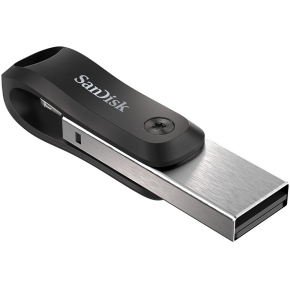 STICK 128GB USB 3.1 SanDisk iXpand Go Apple Lightning black/silver