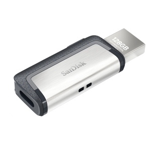 STICK 128GB USB 3.1 SanDisk Ultra Dual Drive Type-A/Type-C black/silver