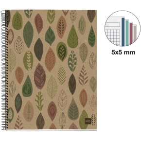 Miquelrius Notizblock ECOLEAVES Recycle A4 80g Baltt (Speditionsversand)
