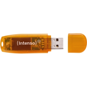 STICK 64GB Intenso Rainbow Line / orange