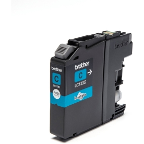 Brother Tinte LC-123C Cyan bis zu 600 Seiten nach ISO/IEC 24711