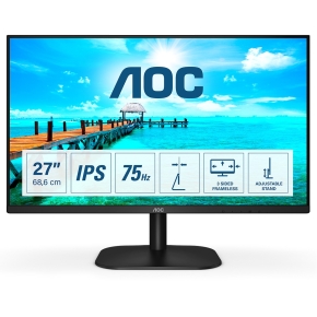 68,6cm/27 (1920x1080) AOC 27B2DA 16:9 4ms HDMI VGA DVI VESA Speaker Full HD Black