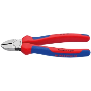 KNIPEX Seitenschneider schwarz atramentiert poliert140 mm
