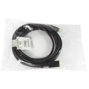 Logilink DisplayPort-Kabel. DP/M zu DP/M. 4K/60 Hz. schw. 5m