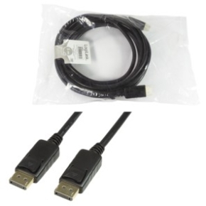Logilink DisplayPort-Kabel. DP/M zu DP/M. 4K/60 Hz. schw. 5m