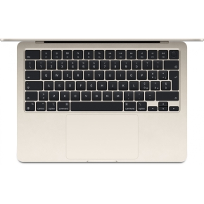 APPLE MacBook Air 34,46cm 13,6Zoll Apple M3 Chip 8-Core CPU 10-Core GPU 16GB 512GB SSD DE - Polarstern