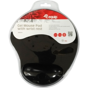 Equip Gel Mauspad+Handgelenkauflage rutschfester Boden sw