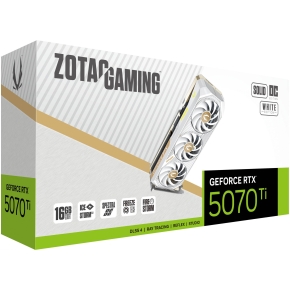 ZOTAC GAMING GeForce RTX 5070 Ti SOLID Core OC White Edition 16GB GDDR7 3xDP 1xHDMI