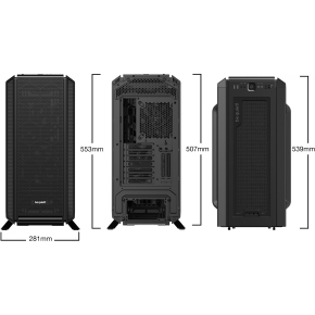 Midi be quiet! SILENT BASE 802 Black