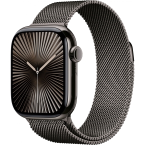APPLE Watch Series 10 GPS + Cellular 42mm Slate Titanium Case with Slate Milanese Loop
