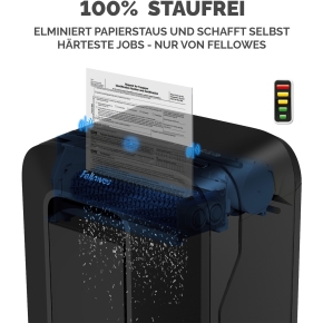 Fellowes Powershred LX211 Aktenvernichter MicroCut 15 Blatt 2x12mm P-5 Schwarz