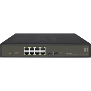 Switch 8x GE GES-2110P 2xGSFP 19 130W 8xPoE+