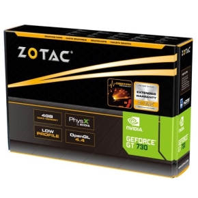 GT730 4GB Zotac passiv LP DDR3