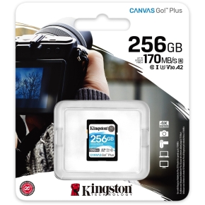 CARD 256GB Kingston Canvas Go! Plus SDXC 170MB/s
