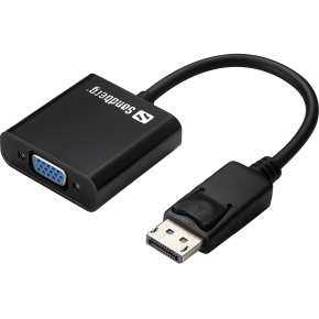 Sandberg DisplayPort 1.2 > VGA (ST-BU) Adapter Schwarz