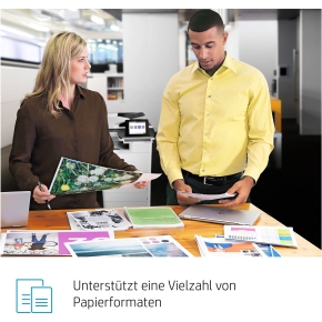 FL HP LaserJet Enterprise Flow MFP M776z Farblaser-Multifunktionsdrucker 2300 Blatt USB 2.0 LAN Wi-Fi USB 2.0