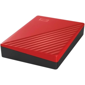 2,5 WD My Passport 6TB portable HDD USB3.0 USB2.0 compatible Red Retail