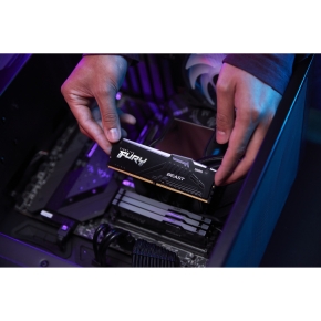 DIMM 32 GB DDR5-5600 (2x 16 GB) Dual-Kit (schwarz. KF556C36BBEAK2-32. FURY Beast RGB. INTEL XMP. AMD EXPO)