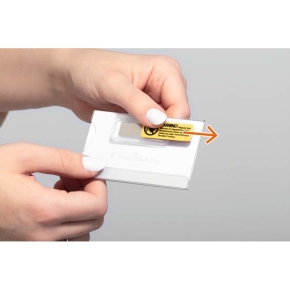 DURABLE Namensschild m Magnet verdrehsicher 54x90mm 25er PAK