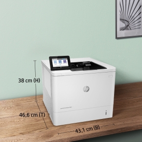 L HP LaserJet Enterprise M611dn Laserdrucker 61 S./Min. LAN Duplex