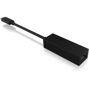 ICY BOX IB-LAN100-C3 USB-C > Gigabit LAN (ST-BU) Adapter Schwarz