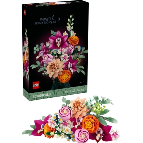 LEGO Botanicals Schöner Rosafarbener Blumenstrauß 10342