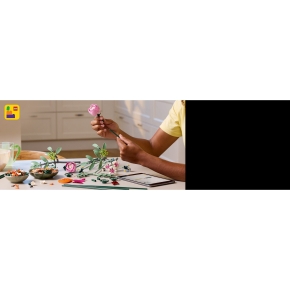 LEGO Botanicals Schöner Rosafarbener Blumenstrauß 10342