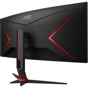 86cm/34 (3440x1440) AOC CU34G2X/BK Gaming 21:9 1ms 144Hz 2xHDMI DisplayPort VESA WQHD Black