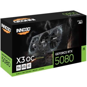 RTX 5080 16GB Inno3D X3 OC GDDR7 3Fan