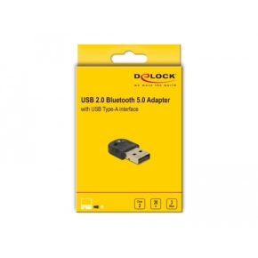 DeLock Bluetooth 5.0 Adapter USB 2.0 20m Reichweite Schwarz