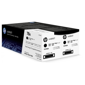 HP 78A original LaserJet Toner cartridge CE278AD black standard capacity 2.100 pages 2-pack