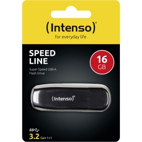 STICK 16GB USB 3.0 Intenso 3533470 Speed Line Black