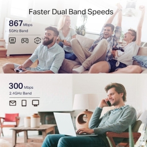 RE335 - Netzwerk-Repeater - 1167 Mbit/s - WLAN - Eingebauter Ethernet-Anschluss - Weiß