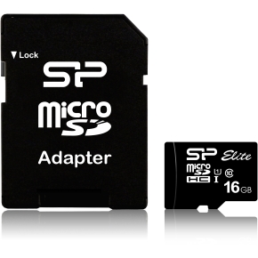 CARD Micro Card 16GB Silicon Power UHS-1 Elite/CL.10 inkl. Adap