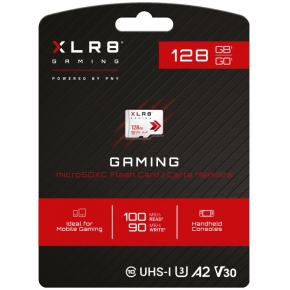 CARD Micro XC Card 128GB PNY XLR8 Gaming Class 10 U3 V30 retail