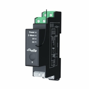 Shelly Relais Wave Pro 2PM max 25A Z-Wave DIN-Rail